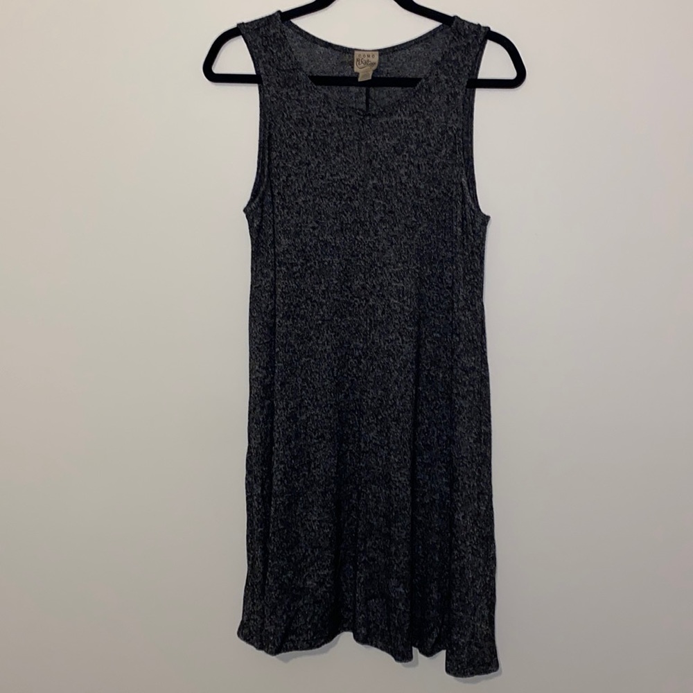 COMO VINTAGE STRETCH KNIT TANK JUMPER SIZE LG